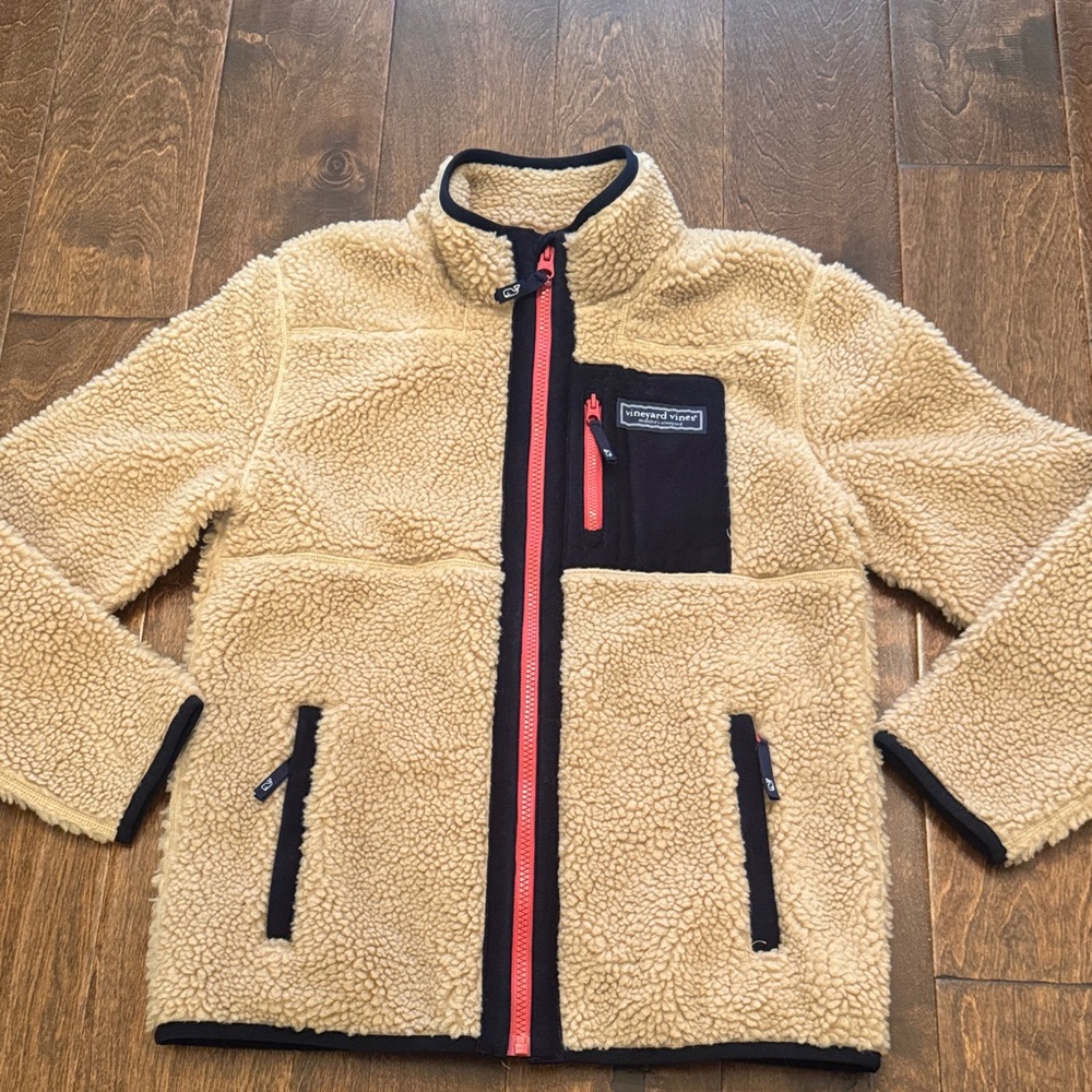NWT Vineyard Vines Boys’ Sherpa SuperShep™ Full Jacket - M (12-14) Price is firm